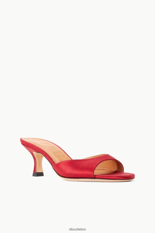 Frauen Brigitte Mule Rubinsatin 466Z941 STAUD Schuhe