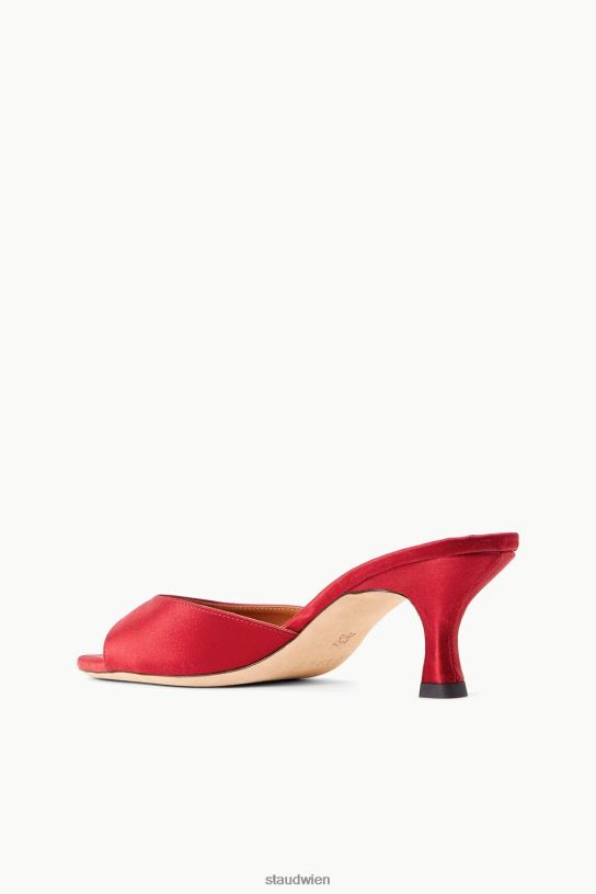 Frauen Brigitte Mule Rubinsatin 466Z941 STAUD Schuhe