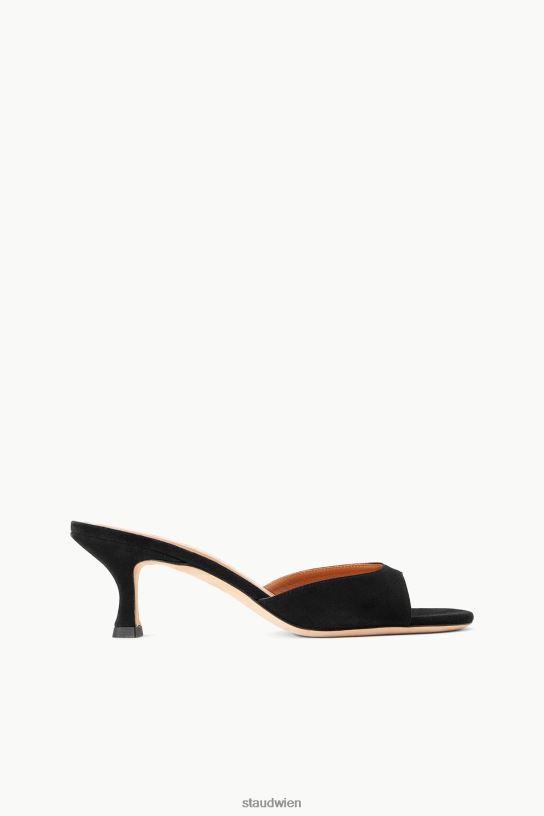 Frauen Brigitte Mule schwarzes Wildleder 466Z943 STAUD Schuhe