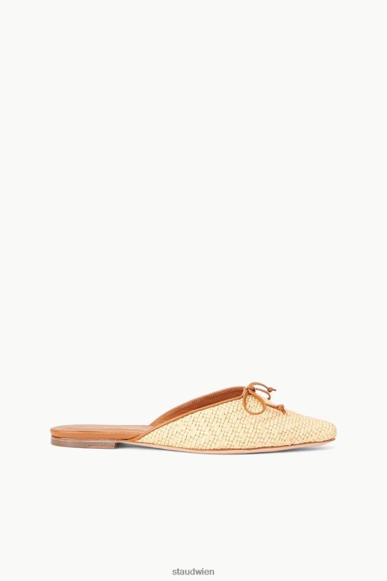 Frauen Gina Mule Bast natürlich 466Z957 STAUD Schuhe