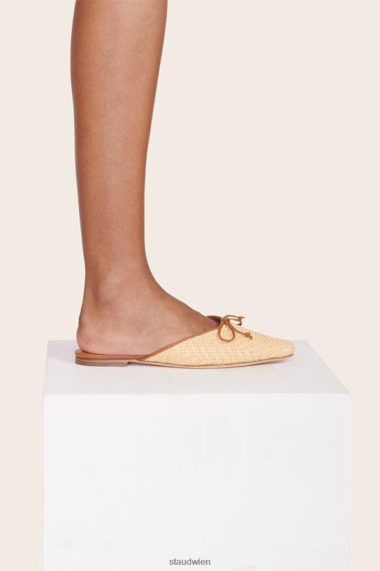 Frauen Gina Mule Bast natürlich 466Z957 STAUD Schuhe