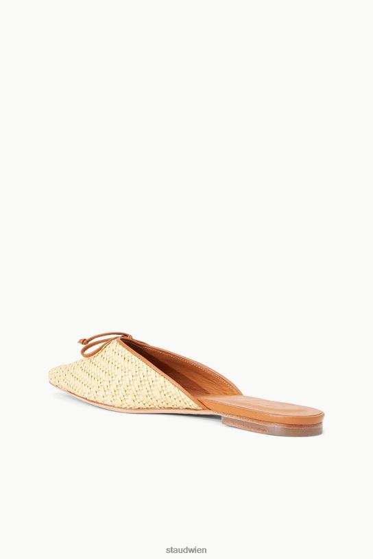 Frauen Gina Mule Bast natürlich 466Z957 STAUD Schuhe