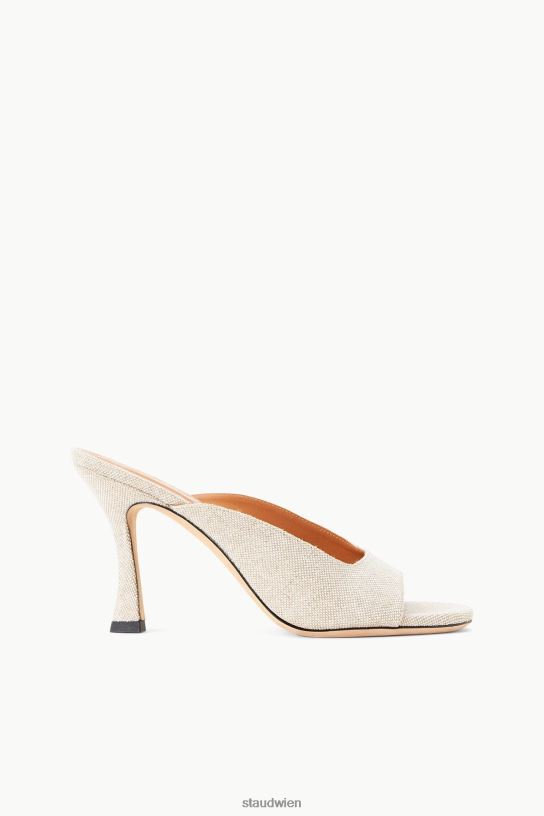 Frauen Sylvia Maultier natürliches Leinen 466Z946 STAUD Schuhe