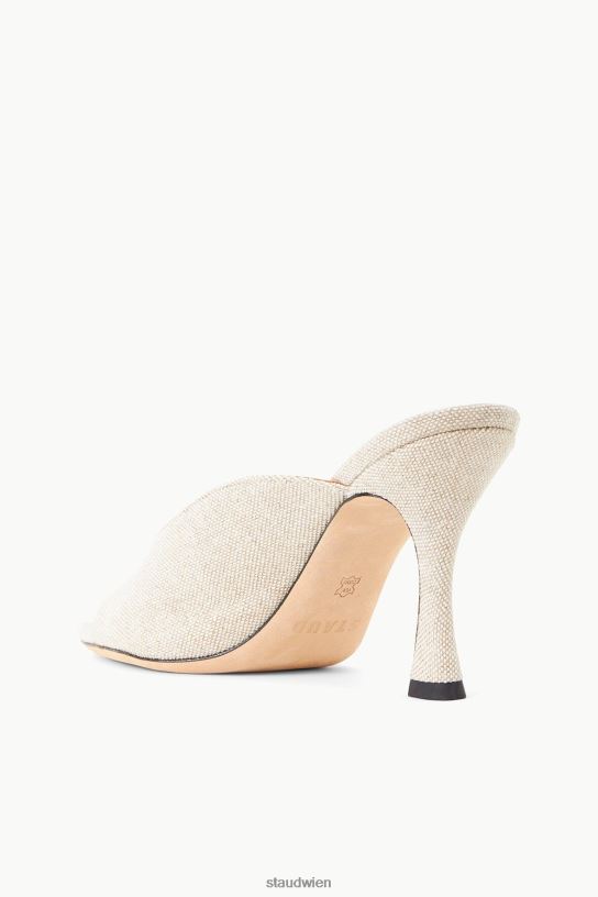 Frauen Sylvia Maultier natürliches Leinen 466Z946 STAUD Schuhe