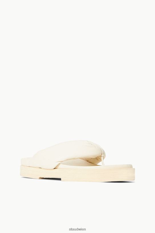 Frauen Dahlienplattform Creme 466Z921 STAUD Schuhe