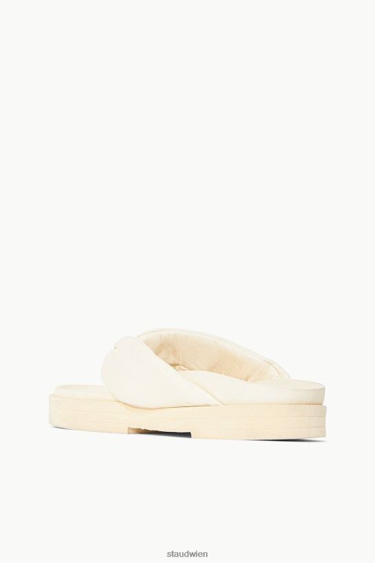 Frauen Dahlienplattform Creme 466Z921 STAUD Schuhe