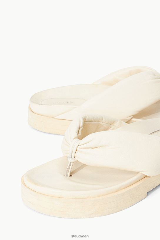 Frauen Dahlienplattform Creme 466Z921 STAUD Schuhe