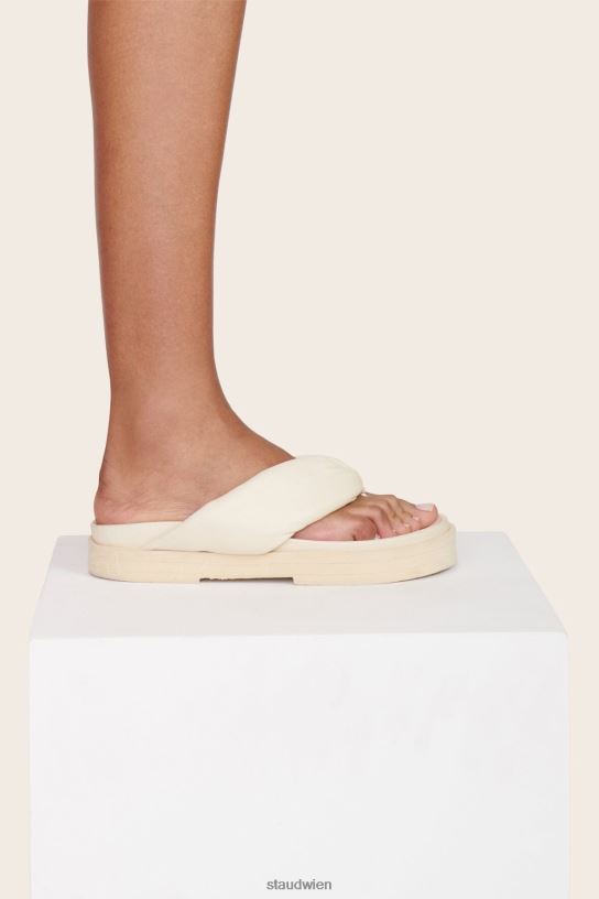 Frauen Dahlienplattform Creme 466Z921 STAUD Schuhe