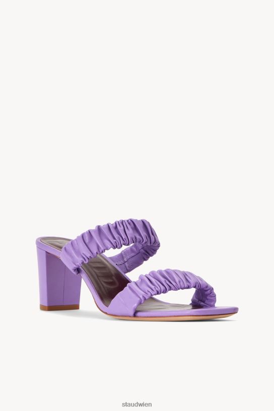 Frauen Frankie geraffte Sandale lila 466Z935 STAUD Schuhe
