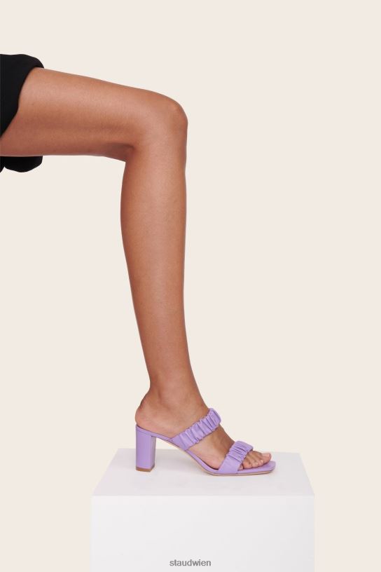 Frauen Frankie geraffte Sandale lila 466Z935 STAUD Schuhe