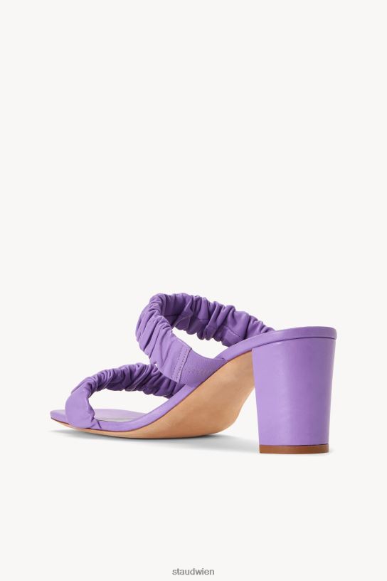 Frauen Frankie geraffte Sandale lila 466Z935 STAUD Schuhe