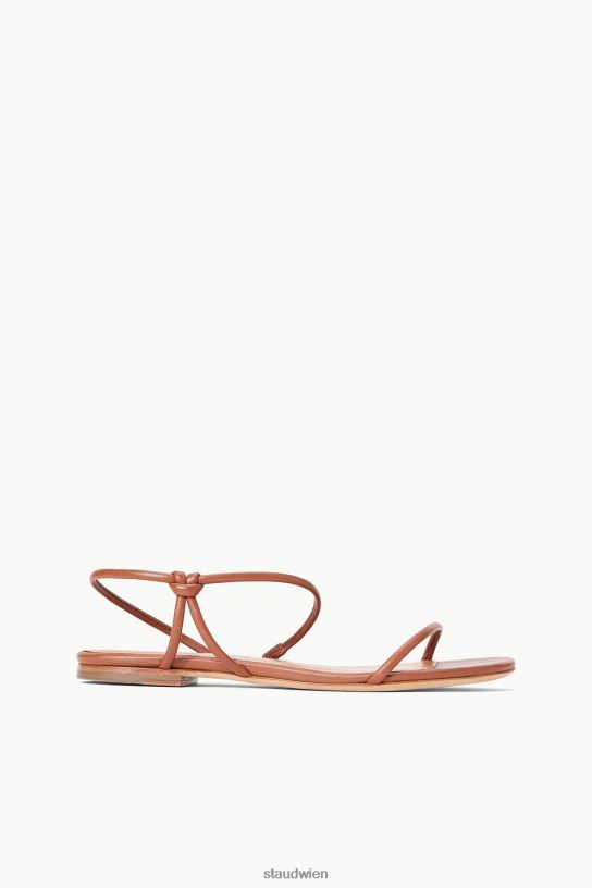 Frauen Lorbeer-Sandale bräunen 466Z915 STAUD Schuhe