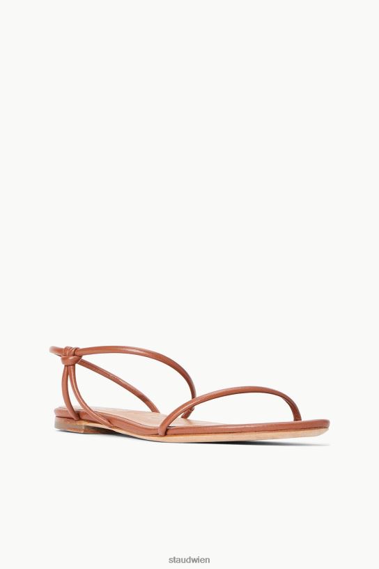 Frauen Lorbeer-Sandale bräunen 466Z915 STAUD Schuhe