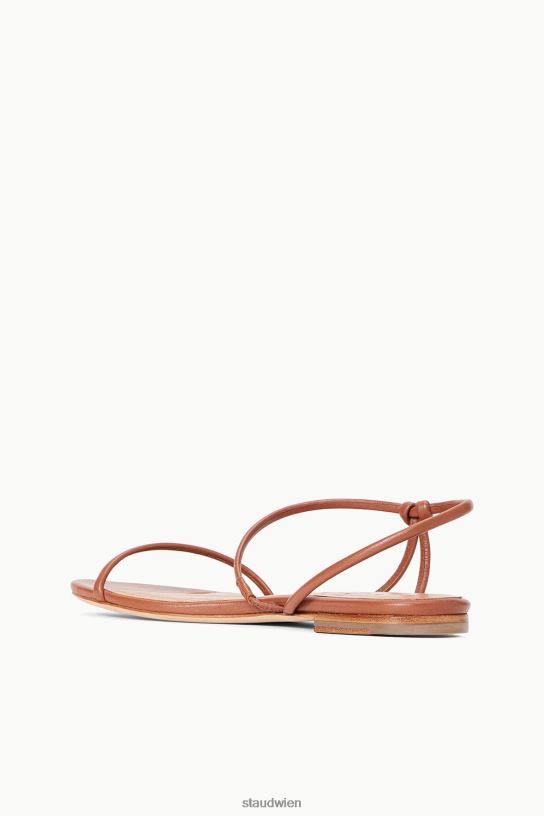 Frauen Lorbeer-Sandale bräunen 466Z915 STAUD Schuhe