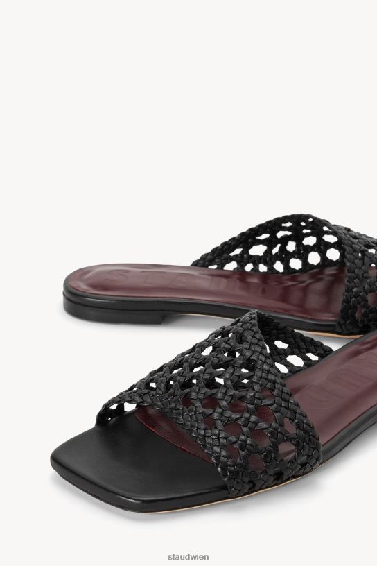 Frauen Nevil Häkelsandale Schwarz 466Z924 STAUD Schuhe