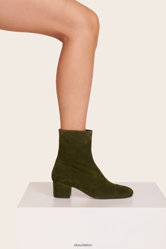 Frauen Aimee Kurzstiefel olivfarbenes Wildleder 466Z984 STAUD Schuhe