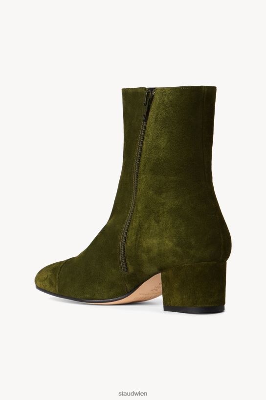 Frauen Aimee Kurzstiefel olivfarbenes Wildleder 466Z984 STAUD Schuhe