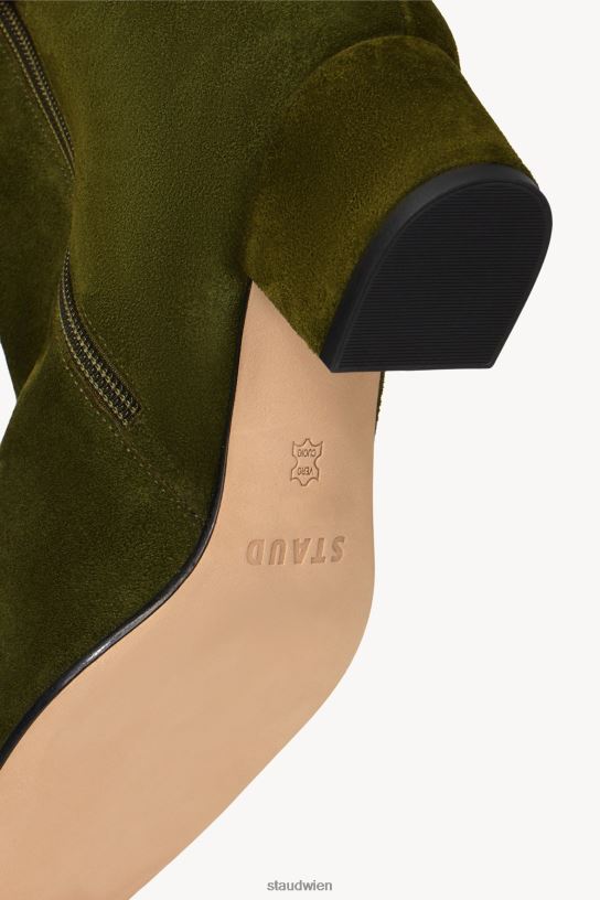Frauen Aimee Kurzstiefel olivfarbenes Wildleder 466Z984 STAUD Schuhe