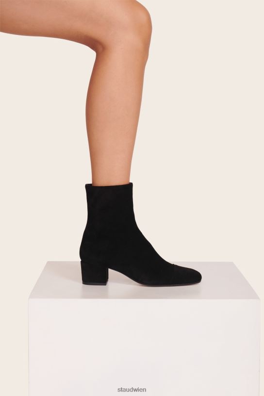 Frauen Aimee Kurzstiefel schwarzes Wildleder 466Z983 STAUD Schuhe