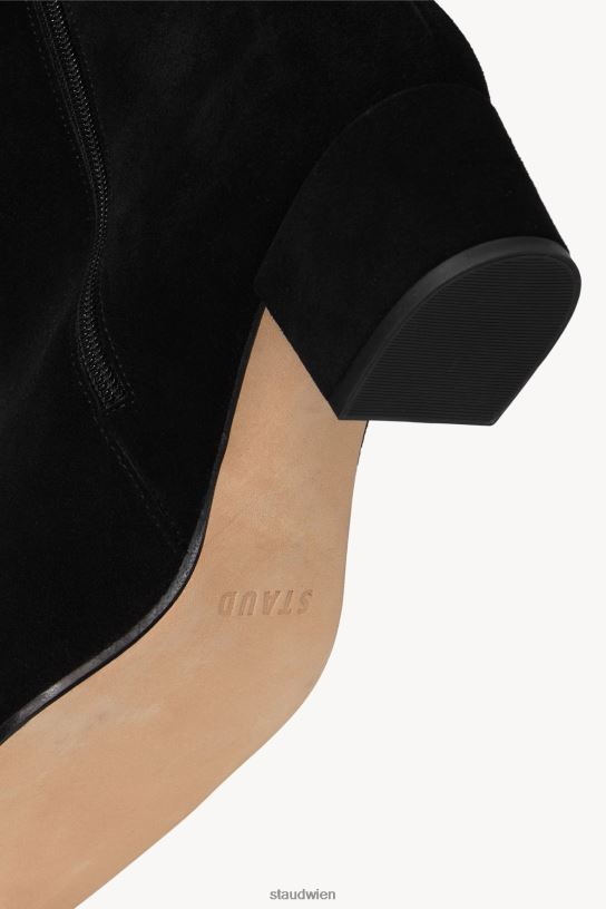 Frauen Aimee Kurzstiefel schwarzes Wildleder 466Z983 STAUD Schuhe