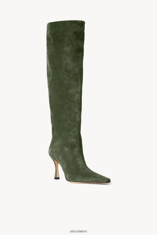 Frauen Cami-Boot-Wildleder Avocado 466Z990 STAUD Schuhe