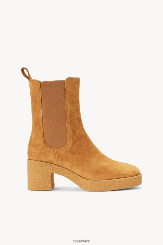 Frauen Cybil-Stiefel Cashew-Wildleder 466Z992 STAUD Schuhe