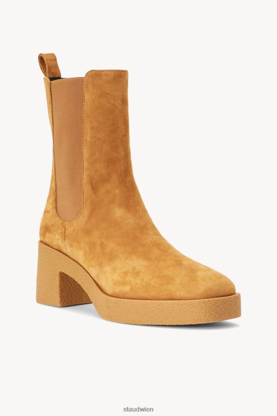 Frauen Cybil-Stiefel Cashew-Wildleder 466Z992 STAUD Schuhe