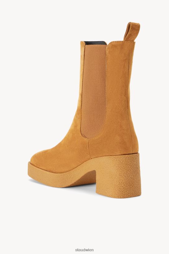 Frauen Cybil-Stiefel Cashew-Wildleder 466Z992 STAUD Schuhe