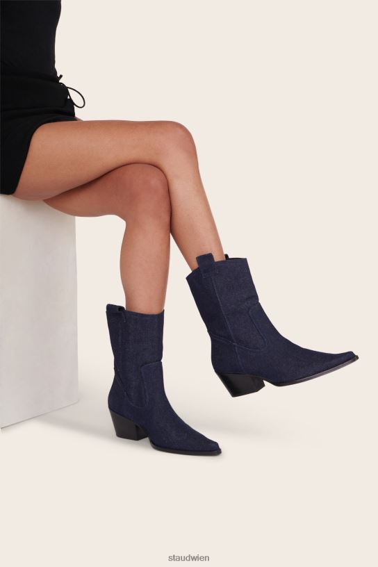 Frauen June Boot Denim mittlere Wäsche 466Z973 STAUD Schuhe
