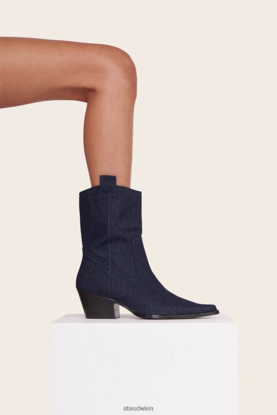 Frauen June Boot Denim mittlere Wäsche 466Z973 STAUD Schuhe