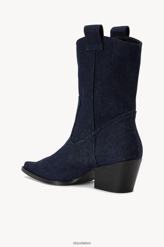 Frauen June Boot Denim mittlere Wäsche 466Z973 STAUD Schuhe