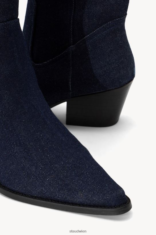 Frauen June Boot Denim mittlere Wäsche 466Z973 STAUD Schuhe