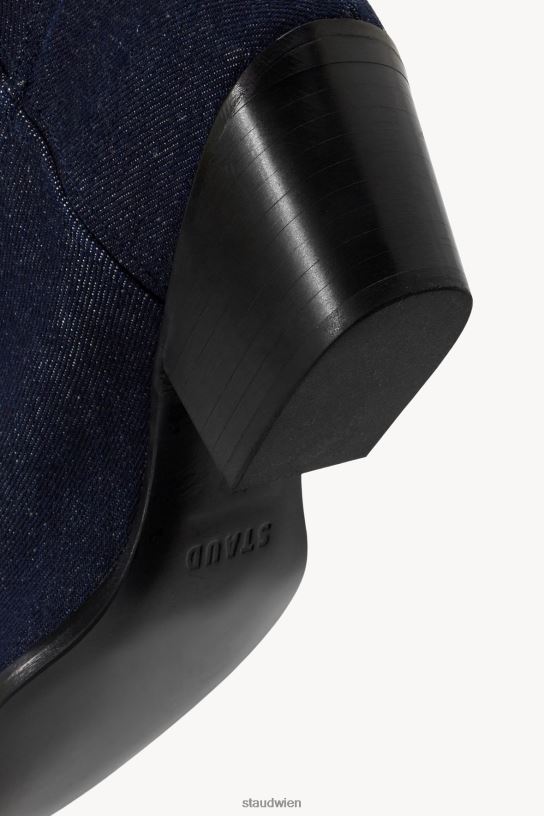 Frauen June Boot Denim mittlere Wäsche 466Z973 STAUD Schuhe