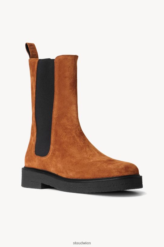 Frauen Palamino-Stiefel hellbraun schwarz 466Z1004 STAUD Schuhe