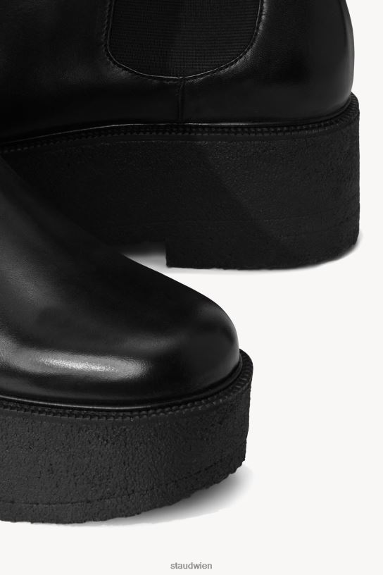 Frauen Palamino hoher Plateaustiefel Schwarz 466Z993 STAUD Schuhe