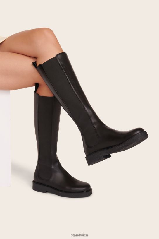 Frauen Palamino hoher Stiefel Schwarz 466Z999 STAUD Schuhe