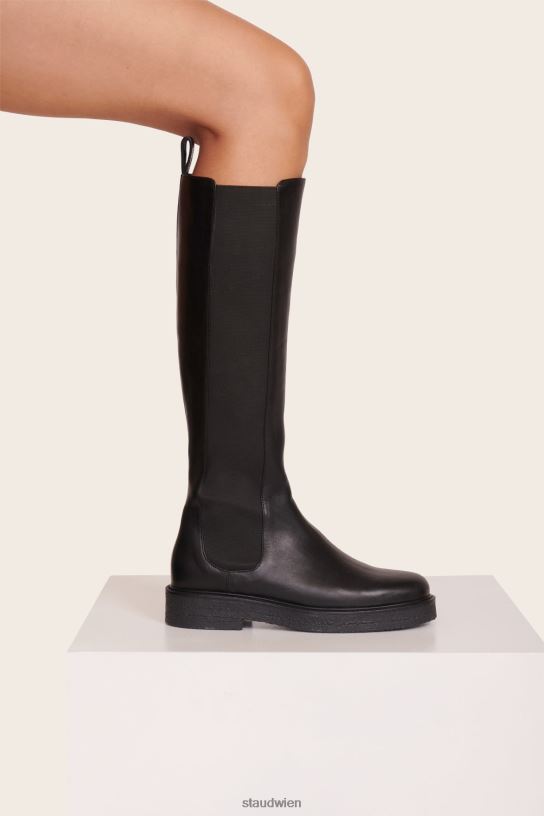 Frauen Palamino hoher Stiefel Schwarz 466Z999 STAUD Schuhe