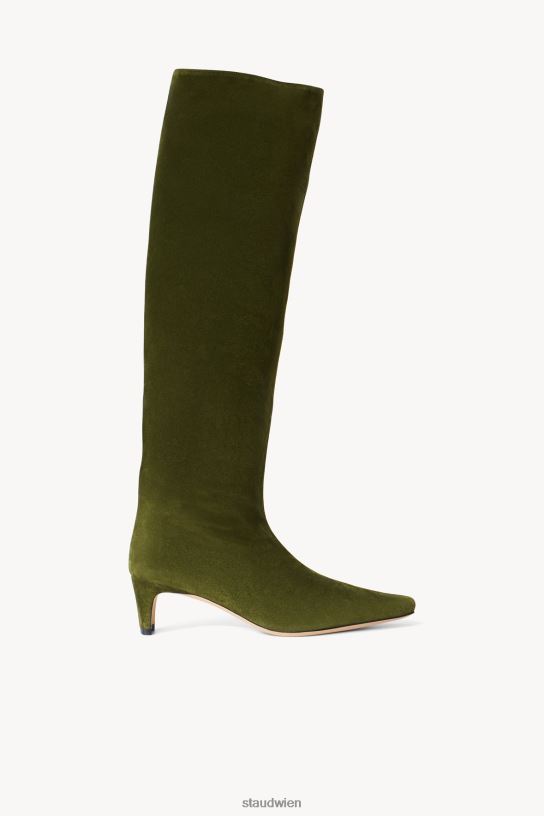 Frauen Wally Boot Wildleder Olive 466Z968 STAUD Schuhe