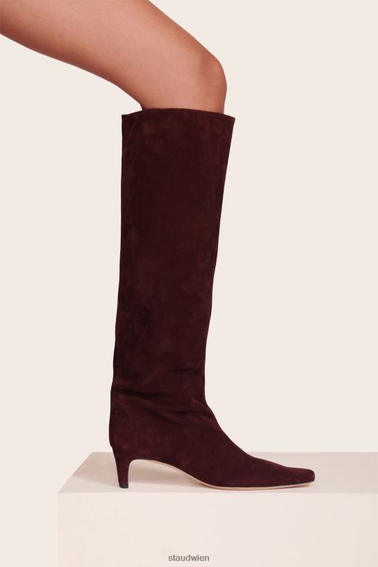 Frauen Wally Boot Wildleder Pflaume 466Z969 STAUD Schuhe
