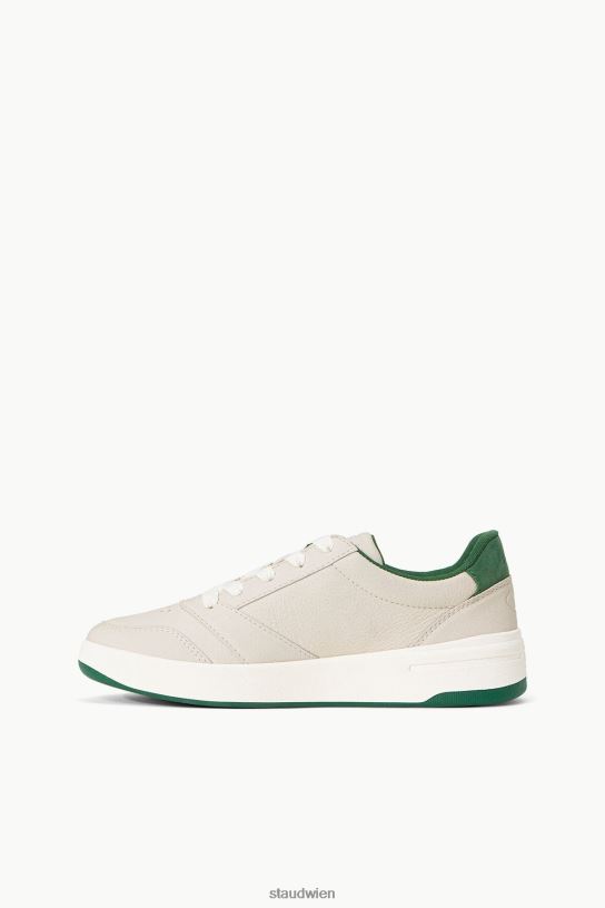 Frauen der Court-Sneaker cremegrün 466Z862 STAUD + KEDS Schuhe