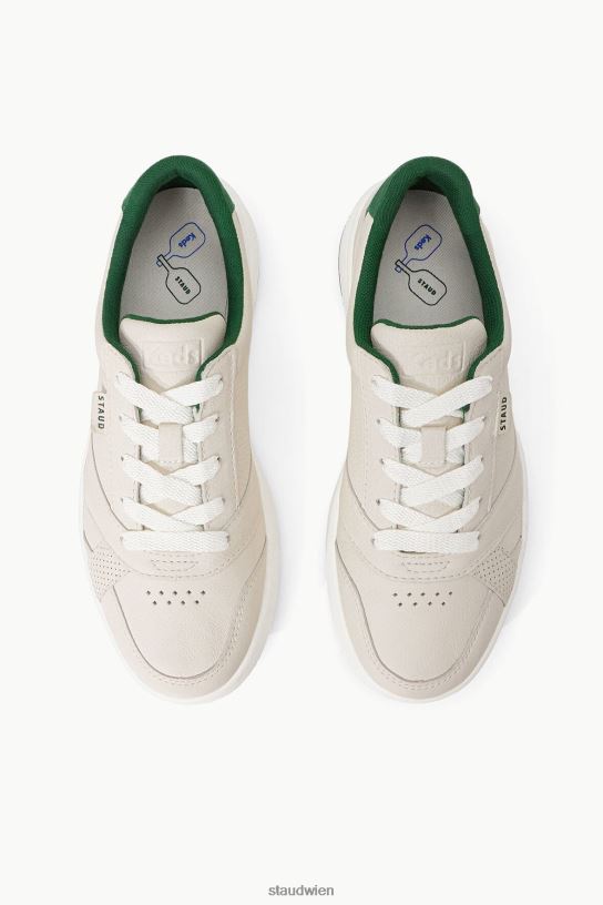 Frauen der Court-Sneaker cremegrün 466Z862 STAUD + KEDS Schuhe