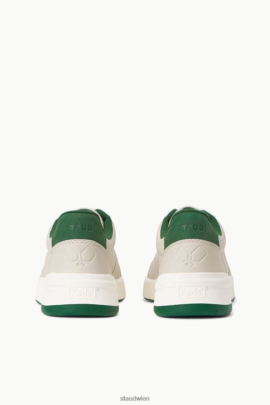 Frauen der Court-Sneaker cremegrün 466Z862 STAUD + KEDS Schuhe