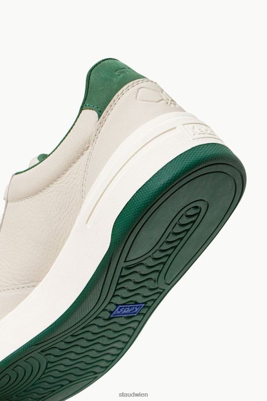Frauen der Court-Sneaker cremegrün 466Z862 STAUD + KEDS Schuhe