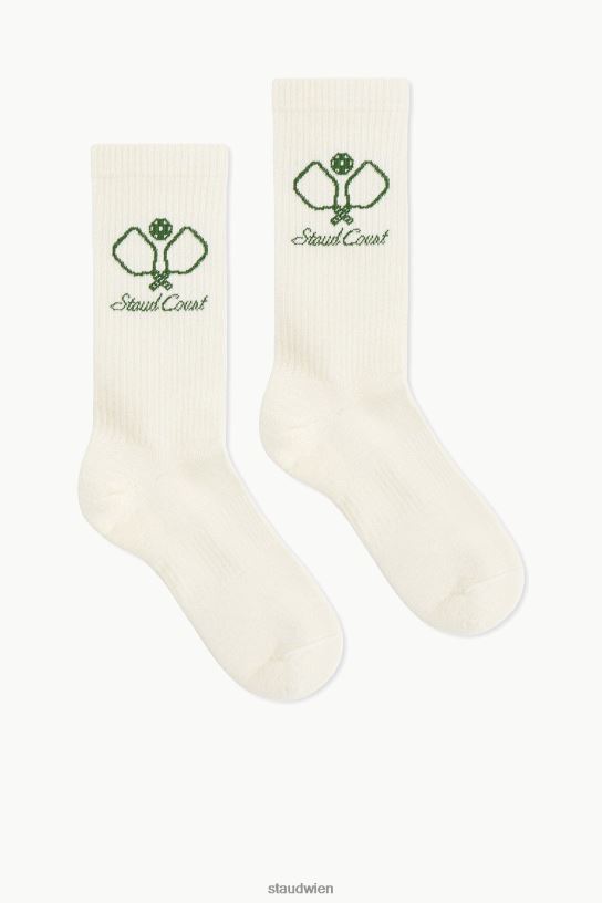 Frauen Pickleball-Socken Elfenbein 466Z860 STAUD Zubehör
