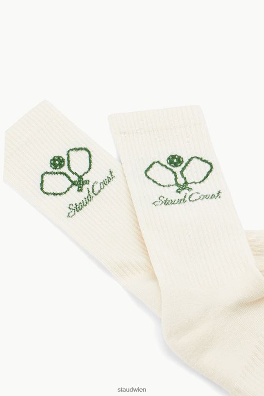 Frauen Pickleball-Socken Elfenbein 466Z860 STAUD Zubehör