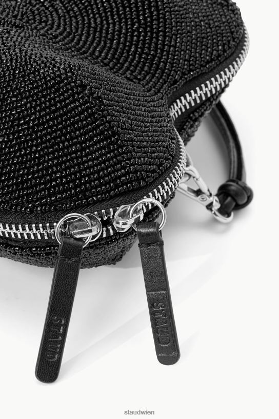 Frauen Perlenherz-Clutch Schwarz 466Z836 STAUD Zubehör