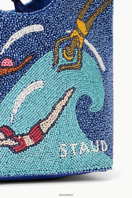 Frauen Perlen-Cote-Tasche Schwimmer 466Z808 STAUD Zubehör