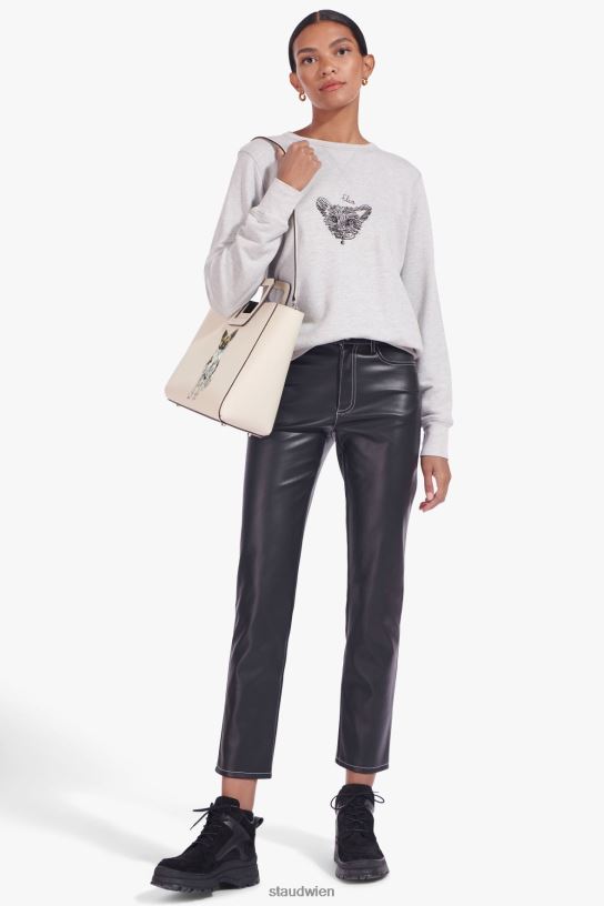 Frauen Maßgeschneiderte Shirley-Ledertasche Creme 466Z1016 STAUD Zubehör