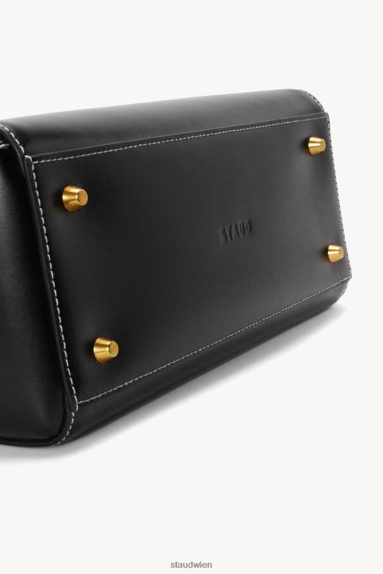 Frauen Maßgeschneiderte Shirley-Ledertasche Schwarz 466Z1014 STAUD Zubehör