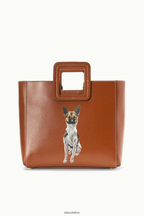 Frauen Maßgeschneiderte Shirley-Ledertasche bräunen 466Z1013 STAUD Zubehör